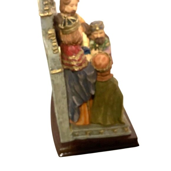 Marlo Collection Nativity Scene Figurine 9" Tall Hand-Painted Resin Sculpture Wi - Picture 8 of 8